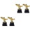 4 Unidades Troféu Plástico Recompensa Festa 4