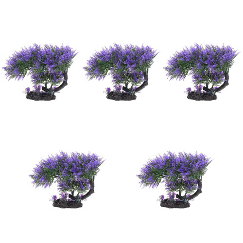 5 Unidades Árvore Imitação Para Escritório 2