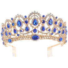 2 Sztuki Koreańska Tiara Z Wodą Diamenty Korona Do Włosów Ślubne