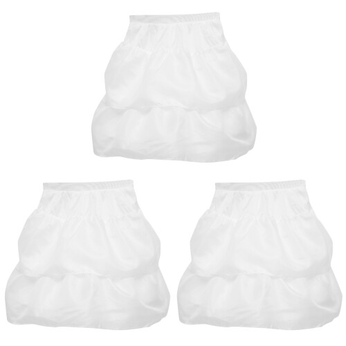 3Pcs Lolita Tutu Dupla Camada Para 1