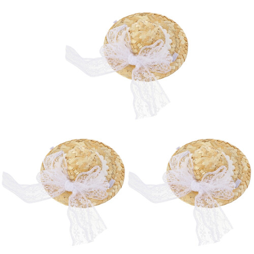 3Pcs Chapéu De Para , Proteção Solar, Adereço Para 1
