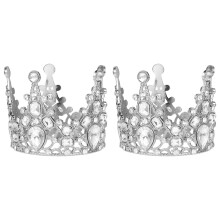 6 Sztuk Metalowa Korona Do Ciast Topping Na Urodziny