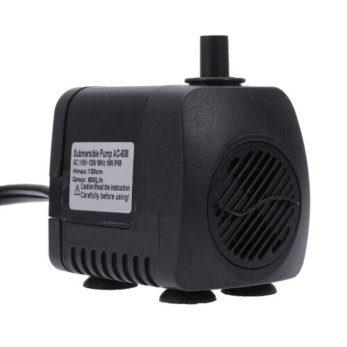 3Pcs 10W Mini Submersível Com Para Fontes Lagos Aquários