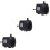3Pcs 10W Mini Submersível Com Para Fontes Lagos Aquários 5