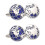 2 Pares De Abotoaduras Redondas Para Homem Punho Globo 6