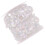 5Rolls White Beaded Chain Roll Decorative String for Home and Party 1