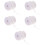 5Rolls White Beaded Chain Roll Decorative String for Home and Party 9