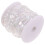 5Rolls White Beaded Chain Roll Decorative String for Home and Party 3
