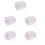 5Rolls White Beaded Chain Roll Decorative String for Home and Party 8