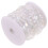 5Rolls White Beaded Chain Roll Decorative String for Home and Party 2