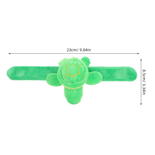 Cute Turtle Plush Slap Pulseira Para Crianças Presente De 1