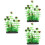 3Pcs Planta Artificial Para Decoração 7
