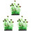 3Pcs Planta Artificial Para Decoração 3
