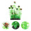 3Pcs Planta Artificial Para Decoração 11