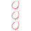 3 Peças Pulseira Natalina À Mão Bangle 9
