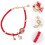 3 Peças Pulseira Natalina À Mão Bangle 11