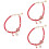 3 Peças Pulseira Natalina À Mão Bangle 7