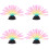 4Pcs Planta Falsa , Fluorescente, Grama D'água Craft 5