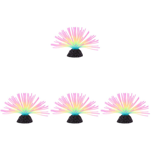 4Pcs Planta Falsa , Fluorescente, Grama D'água Craft 1