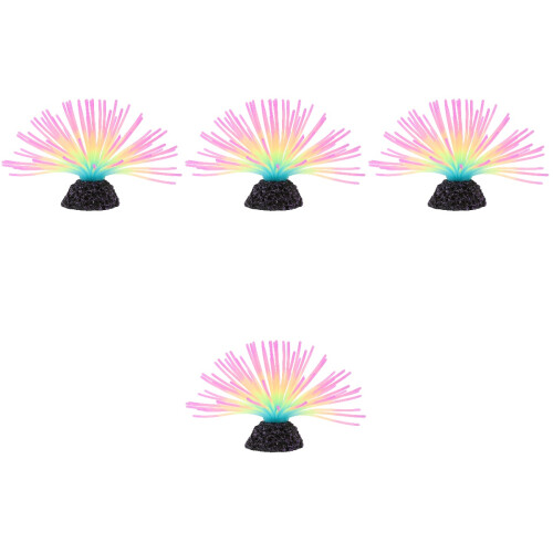 4Pcs Planta Falsa , Fluorescente, Grama D'água Craft 2