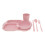 De Com Ranhura, Utensílios Plástico, Tigela (Rosa) 1