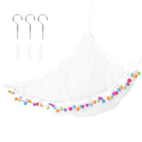 Conjunto Rede De Brinquedos Para Pelúcias Com Bolas Coloridas