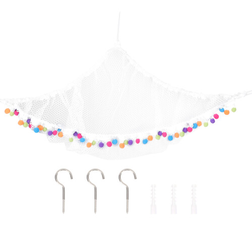 Conjunto Rede De Brinquedos Para Pelúcias Com Bolas Coloridas 2
