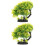 2 Pcs Árvore Decorativa Artificial Imitação Para 5