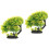 2 Pcs Árvore Decorativa Artificial Imitação Para 4