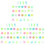 210 Peças Seixos Fluorescentes Coloridos Para 3