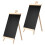 8 Unidades Quadro-Negro De Madeira Para Avisos 3