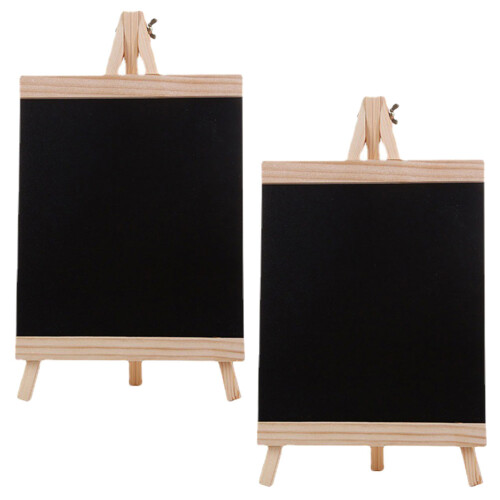 8 Unidades Quadro-Negro De Madeira Para Avisos 1