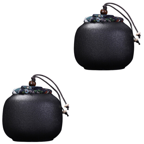 2Pcs Cerâmico Estilo Para Cinzas De Cachorro 2
