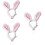 3Pcs Faixa Para Cabeça Pet Coelho Cosplay S 7