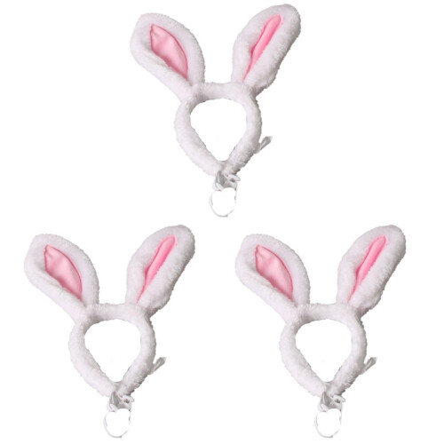 3Pcs Faixa Para Cabeça Pet Coelho Cosplay S 1