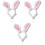 3Pcs Faixa Para Cabeça Pet Coelho Cosplay S 3
