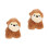 2 Unidades Pulseira De Macaco De Pelúcia Com 9