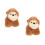 2 Unidades Pulseira De Macaco De Pelúcia Com 10