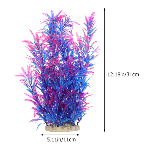 3Pcs Estátua De Planta Artificial Para , Decoração 1