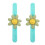 2 Unidades Pulseira De Flores Com Encaixe Para Crianças 7