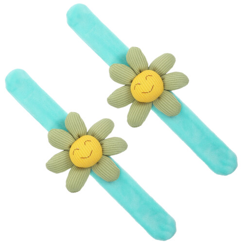 2 Unidades Pulseira De Flores Com Encaixe Para Crianças 1