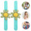2 Unidades Pulseira De Flores Com Encaixe Para Crianças 5
