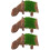 3Pcs Plataforma Descanso Para Répteis 10