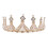 3Pcs Tiara De Cristal Artificial Para Com 2