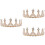 3Pcs Tiara De Cristal Artificial Para Com 7