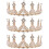 3Pcs Tiara De Cristal Artificial Para Com 9