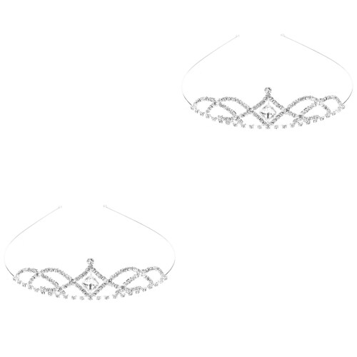 2 Unidades Tiara Coroa Noiva 2