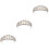 3 Unidades Faixa De Tiara Para Noiva Com Cristal E 5