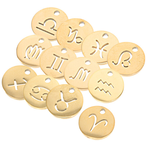 36 Pcs Colar Redondo Pingente Com Para 12Mm