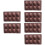 6 Unidades 8 Cavidades Forma Páscoa Silicone Para Chocolate 6